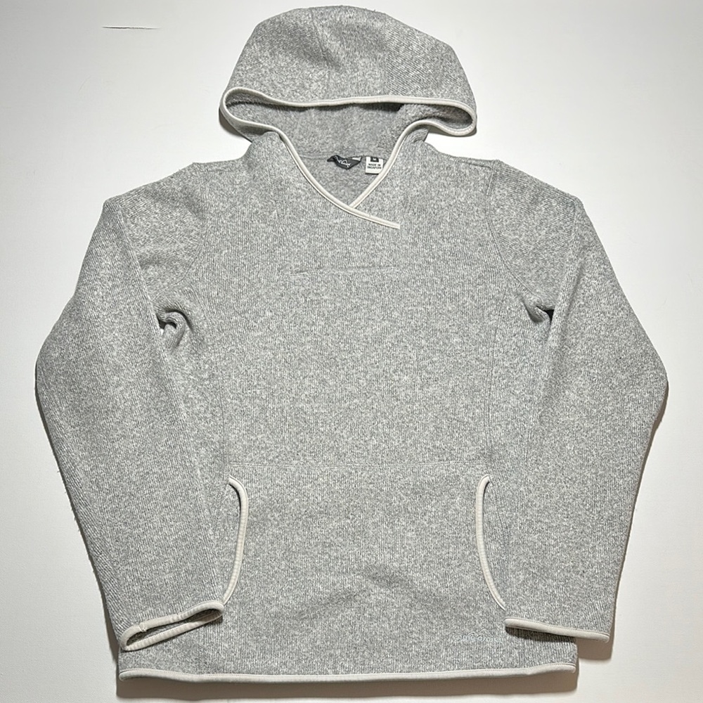 Eddie Bauer Fleece Pullover Sweater with Hood - Womens Medium